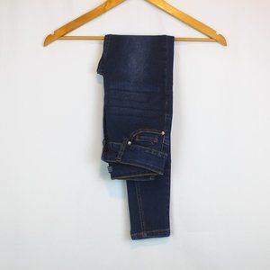 Blue Savvy 1/25 Skinny Slim Blue Double Button Jeans